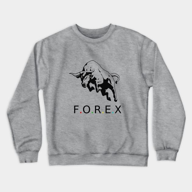 Forex Bulls Crewneck Sweatshirt by cypryanus